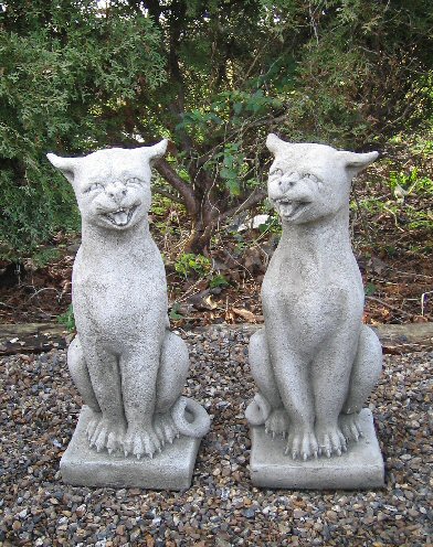 KGP10&11 Large Snarling Cats KGP10&11 Large Snarling Cats